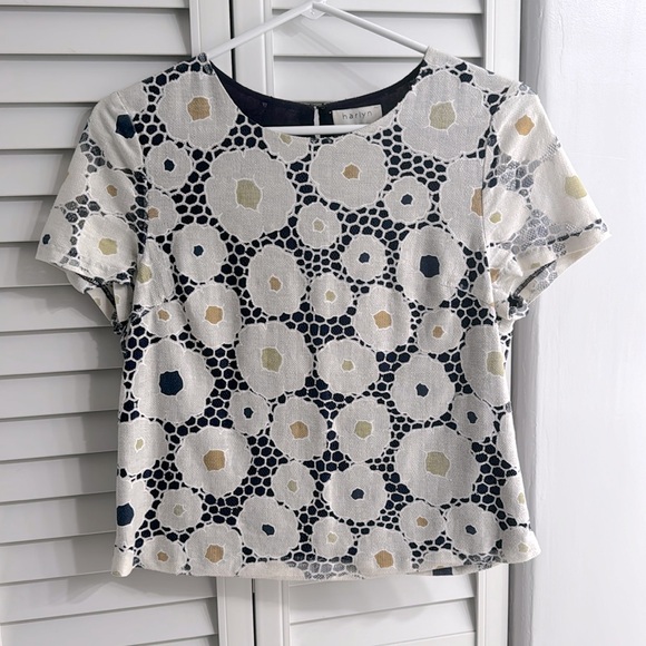 Anthropologie Tops - Anthropologie flowered lacey top